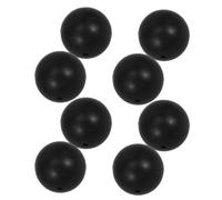 BESTOYARD Lot de 8 Têtes de Maillet en Caoutchouc Noir pour Tambour à Langue, Maillets Robustes Sensations de Main Confortables, pour Garçon et Filles et Étudiants