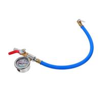 BESTOYARD Manomètre de Pression Pneu Précis avec Tuyau pour Gonflage Rapide Outil Léger pour Voiture Suv et Moto Surveillance et Gonfleur Intégré