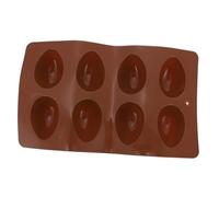 Bestoyard Moule Silicone ŒUf De PâQues 8 CavitéS Pour Chocolat Bonbons Cupcakes GeléEs Moule PâTisserie Flexible RéSistant Four Micro-Ondes 9.84X5.91X0.79In