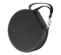 BESTOYARD Organisateur de CD Léger et Portable en Tissu Non Tissé et PU Noir pour Voiture, Pochette de Rangement pour Voyages en Voiture et Tours en Solo