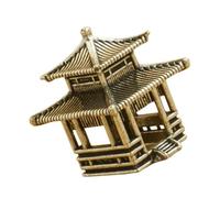 BESTOYARD Ornement De Pavillon Laiton Vintage Statue Miniature Élégante pour Décoration De Bureau Idéale pour Paysages Intérieurs Et Extérieurs Artisanat De Qualité Exceptionnelle