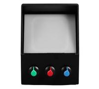 BESTOYARD Outil Expérimental Optique en Plastique Noir pour Démonstration Visuelle des Trois Couleurs Primaires, pour Expériences Optiques et Enseignement en Collège