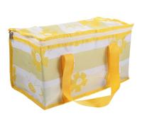 BESTOYARD Panier à Picnic et Poignée Pratique Isotherme en Tissu Oxford Jaune avec Grosse Capacité lors des Sorties en Plein Air pour Repas Chaud et Froid