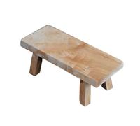 BESTOYARD Petit Tabouret Décoratif en Bois, Socle D’œuvre D’Art Créatif | Base D’ornement Compacte, Style Chic et Unique, Usage Intérieur Extérieur, Teinte Kaki Variable
