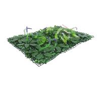 BESTOYARD Plastique Panneau Mural Végétal Artificiel Vert, Décor Intérieur | Réutilisable, Réaliste et Vif, Ne Se Déforme Pas Facilement, Ne Se Décolore Pas, pour Mariage et Fond de Fête