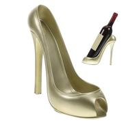 BESTOYARD Présentoir Dorée Vin à Talon en Haut Bouteilles Résine | Déco Créative pour Maison ou Bar, Finition Soignée, Usage Pratique, Pièce Chic au Style Délicat