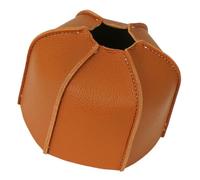 BESTOYARD Protecteur de Réservoir de Carburant Marron en Pu pour Camping, Housse Rétro Antichoc et Anti-chute pour Réservoir de Gaz en Plein Air