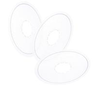 BESTOYARD Protection de Volant Moteur et Protège-chaîne pour Vélo Blanc en Plastique 3 Pièces, Protection Impacts Extérieurs pour Sorties en Plein Air et Transport