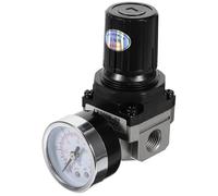 BESTOYARD Régulateur de Pression de Compresseur D'air avec Manomètre en Alliage D'aluminium 0-150 Psi 1/4 Npt pour Réparation Automobile et Bricolage à Domicile