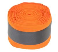 BESTOYARD Ruban Réfléchissant à Coudre 5 Mètres, Tissu Polyester Haute | Bande Orange pour Vêtements et Colliers de Chien, Usage Nuit, Performance Fiable, Résistant aux Intempéries