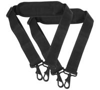 BESTOYARD Sangles Noires Résistantes pour Étui de Violon et Clarinette | Boucles aux Extrémités, Crochets Pivotants Métalliques, Polyester et Coton, Portage Confortable Pendant Voyages ou Concerts