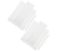 BESTOYARD Set de Housses de Siège Design Portable en Toile Lot de 2 Confortables et Solide en Bois et Toile pour Chaise Pliante de Réalisateur pour Bureaux et Extérieur