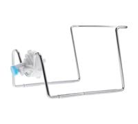 BESTOYARD Support de Table pour Distributeur D’Eau 2 à 5 Gallons, Argenté | Plastique et Acier Inoxydable, Base Élargie et Structure Verticale, Usage la Cuisine ou Logement