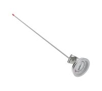 BESTOYARD Thermomètre à Huile Cuisine en Acier Inoxydable et Verre Sonde Prolongée, Mesure Précise Température, Léger, pour Barbecue et Friture Cuisine