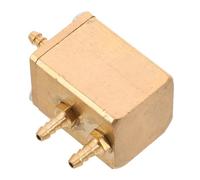 BESTOYARD Vanne D'eau Dentaire Pneumatique 3mm en Laiton, Commande Précise | Laiton et Cuivre, Raccord Micro Tube 3mm, Trois Voies, pour Entretien Médical et Réglage Fin