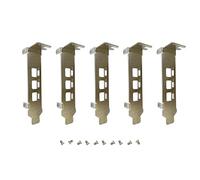 BestParts Lot de 5 supports courts de remplacement générique pour carte graphique NVIDIA Quadro P400 T400 2G Mini DP*3 ports avec vis