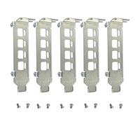 BestParts Lot de 5 supports de rechange génériques à profil bas pour NVIDIA Quadro K1200 NVS 510 P400 P600 P1000 avec vis