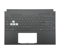BestParts Repose-main avec clavier rétroéclairé RVB de rechange pour ASUS TUF Gaming FX507 FX507V FX507Z, FA507 FA507U FA507X (pour modèles de batterie 90 Wh, double aération, disposition américaine