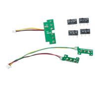 BestParts Tableau de boutons de souris remplaçables à chaud + panneau de boutons latéraux + microcommutateur de rechange pour souris de jeu sans fil Logitech G304 G305