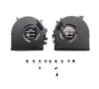 BestParts Ventilateur de refroidissement CPU + GPU de rechange pour Razer Blade 15" Base (2019) | RZ09-0300, RZ09-03006 | RZ09-03009, P/N : DFS501105PR0T DFS5K121142621, avec 12 couvercles inférieurs