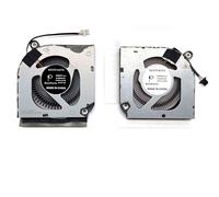BestParts Ventilateur de refroidissement CPU + GPU de remplacement pour ACER Predator Helios 300 (PH315-54), P/N : 23.QC2N2.001, 23.QB9N2.001 (GPU Fan-5e Gen All-Metal AeroBlade 3D, CPU Fan-ABS