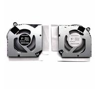 BestParts Ventilateur de refroidissement CPU + GPU de remplacement pour Acer Predator Triton 300 (PT315-52), P/N : 23.Q7CN2.001, 23.Q8FN2.001 (GPU Fan-5e Gen All-Metal AeroBlade 3D, CPU Fan-ABS