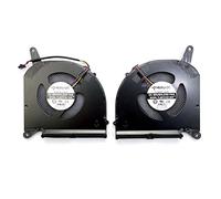 BestParts Ventilateur de refroidissement CPU + GPU de remplacement pour Gigabyte Aero 15 OLED, AERO 17 HDR XA, RP75XA RP77XA, pour Aorus 15G 17G YB XB WB KB SB YC XC YD XD KD, P/N : PLB07010S12HH