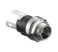 BestPlug 12 V 24 V DC - Prise encastrée - Prise encastrée - Terminal encastré - Diamètre intérieur : 5,7 mm - Diamètre de la Tige : 2,5 mm - Modèle en métal