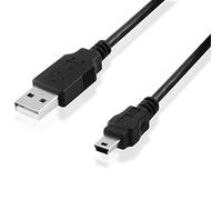 BestPlug 2.0 Câble USB Câble de charge Câble de données A vers mini B 5 broches trapezförmig Noir 30 cm