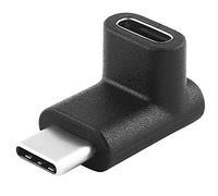BestPlug 3.0 Adaptateur USB mâle vers USB C Femelle coudé à 90° pour Transfert Super Speed 5000 Mbit s Noir