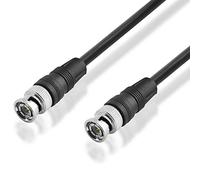 BestPlug câble adaptateur bNC 50 ohms langue française non garantie-câble coaxial 1 x fiche bNC mâle vers 1 x fiche bNC rG58 rG 58 blindé 2 m 2 m par ex. pour caméras de surveillance
