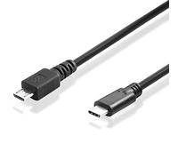 BestPlug Câble USB 2.0 Type B mâle vers USB C mâle Noir 20 cm