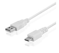 BestPlug Câble USB 2.0 USB A vers Micro USB B Blanc 15 cm