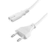 BestPlug limentation de A Câble d'alimentation Câble d'alimentation Câble d'alimentation 5 m avec 2 x Femelle Blanc 5 m M