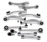 BESTPRICE 12 pcs. Jeu de bras de suspension essieu avant Compatible avec AUDI A4 B8 (8K2),A4 B8 Avant (8K5),A5 (8T3),A5 Cabriolet (8F7),A5 Sportback (8TA),Q5 (8RB)