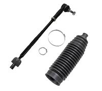 BESTPRICE 1x barre d'accouplement y compris tête de barre d'accouplement avant, 1x jeu de manchettes de direction Compatible avec A udi A3 (8L1), SEAT LEON (1M1), TOLEDO, SKODA OCTAVIA 1, VW BORA, GOL