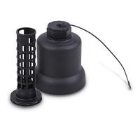 BESTPRICE 1x couvercle de boîtier de filtre à huile pour filtre à huile Compatible avec AUDI A1, A6, TT, A4, SEAT ALTEA, EXEO, LEON, TOLEDO, SKODA OCTAVIA, VW GOLF, JETTA, EOS, POLO, PASSAT, SCIROCCO,