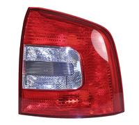 BESTPRICE 1x feu arrière droit extérieur Clignotant blanc sans support de lampe Compatible avec SKODA OCTAVIA 2 break (1Z5)