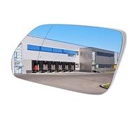 BESTPRICE 1x Glace de rétroviseur gauche chauffé Rétroviseur latéral asphériqueCompatible avec VW POLO (9N_, 9A_), POLO IV Rallongée (9A4, 9A2, 9N2, 9A6)