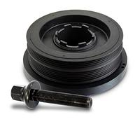 BESTPRICE 1x poulie vilebrequin, 1x vis CONTINENTAL CTAM vilebrequin, Compatible avec BMW 1er (E87), 3 (E46)(E90)(E91), 5 (E60), 5 Touring (E61), X3 (E83)