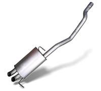 BESTPRICE 1x Silencieux arrière Compatible avec VW MULTIVAN T5 (7HM, 7HN, 7HF, 7EF, 7EM, 7EN), TRANSPORTER T5 Bus (7HB, 7HJ, 7EB, 7EJ), TRANSPORTER T5 Fourgon (7HA, 7HH, 7EA, 7EH)