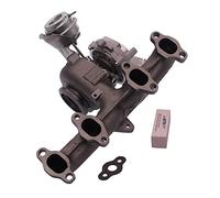 BESTPRICE 1x Turbocompresseur, Compatible avec A udi A3, SEAT ALTEA, LEON, TOLEDO, SKODA OCTAVIA 2, SUPERB 2 break (3T5), VW CADDY, EOS, GOLF PLUS 5, GOLF 5, JETTA, PASSAT B6, TOURAN (1T1. 1T2)
