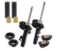 BESTPRICE 2x amortisseurs ˆ gaz avant jambe de suspension y compris roulements de d™me &, kit anti-poussi re, Compatible avec FOCUS C-MAX (DM2), FOCUS 2 Mk2 (DA_, HCP, DP) (DB_, FCH, DH)(DA_, FFS,