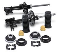 BESTPRICE 2x amortisseurs ˆ gaz avant jambe de suspension y compris roulements de d™me &, kit anti-poussi re, Compatible avec OPEL ASTRA H (A04), ASTRA H Caravan (A04), ASTRA H GTC (A04), ZAFIRA /