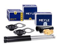 BESTPRICE 2x amortisseurs à gaz arrière jambe de suspension bitube y compris roulements de dôme &, kit anti-poussière, compatible avec BMW Série 3 (E36) BMW Série 3 (E46)