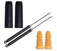 BESTPRICE 2x amortisseurs à gaz arrière jambe de suspension, y compris jeu de cache-poussière, Compatible avec FORD FUSION (JU_)