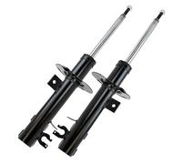 BESTPRICE 2x amortisseurs à gaz avant jambe de suspension bi-tube, compatibles avec ABARTH 500C / 595C / 695C, FIAT 500 (312_), 500 C (312_)