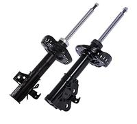 BESTPRICE 2x amortisseurs à gaz avant jambe de suspension bi-tube, compatibles avec HONDA CIVIC VIII Hatchback (FN, FK)