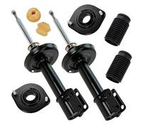BESTPRICE 2x amortisseurs à gaz avant jambe de suspension bi-tube y compris paliers de dôme &, kit anti-poussière, Compatible avec OPEL COMBO Kasten (71_), CORSA B (S93), CORSA B Kasten (S93), TIGR