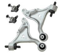 BESTPRICE 2x bras de suspension avant inférieur gauche droit avec articulation porteuse Compatible avec VOLVO S60 I (384), V70 II (285)